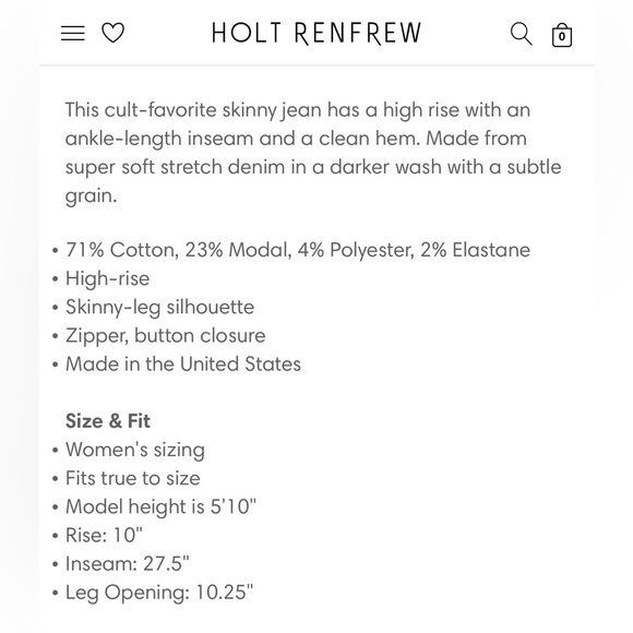 Women’s High Waisted MOTHER Denim Jeans size 27 - Picture 3 of 9